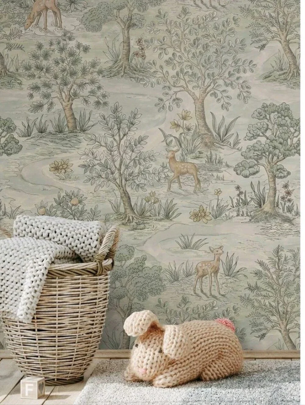 Brewster Peel and Stick 1pc Wallpaper Bramble Wintergreen
